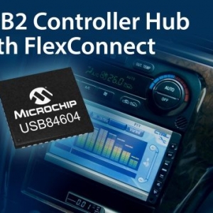 Microchip推出全新汽车级4端口USB