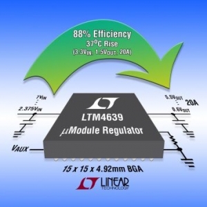 Linear推出降压型微型模块稳压器LTM4639