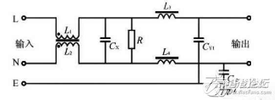图2{京电港论坛}电源滤波器的根本电路原理图纸