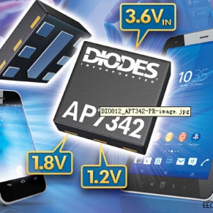 Diodes推出150mA低压差稳压器，为电池供电便携式器材带来低噪声和小巧外形 ...